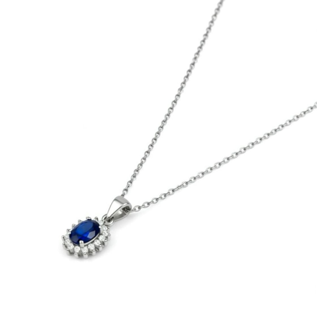 Blue Stone Necklace