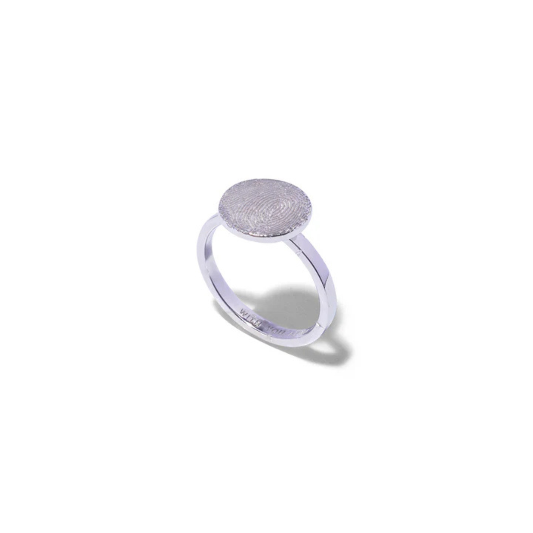 Round Fingerprint Ring