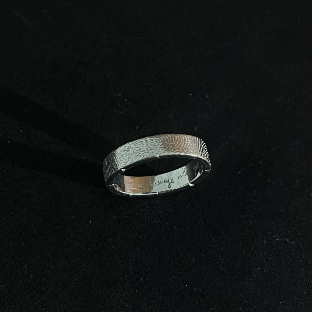 Fingerprint Ring - Men