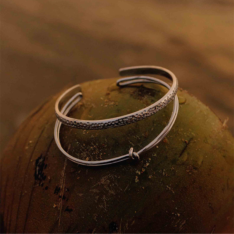 Detailed image of the Athena cuff inspired by the greek goddess