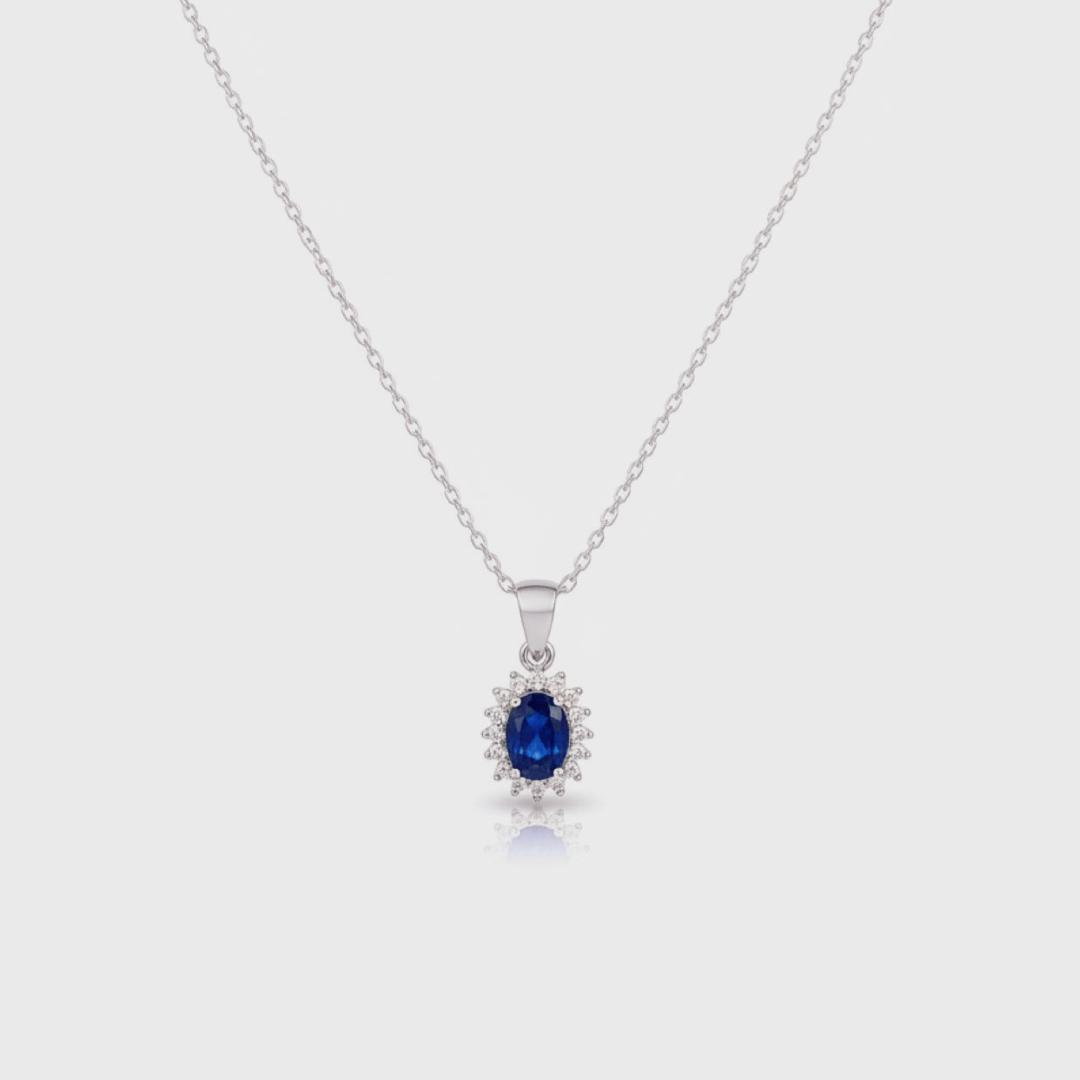 Blue Stone Necklace