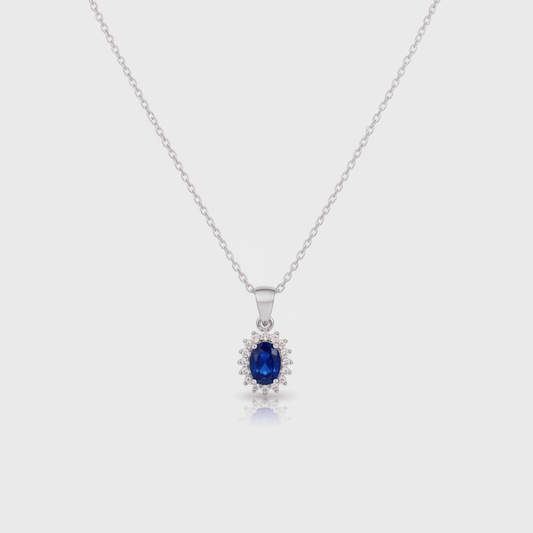 Blue Stone Necklace