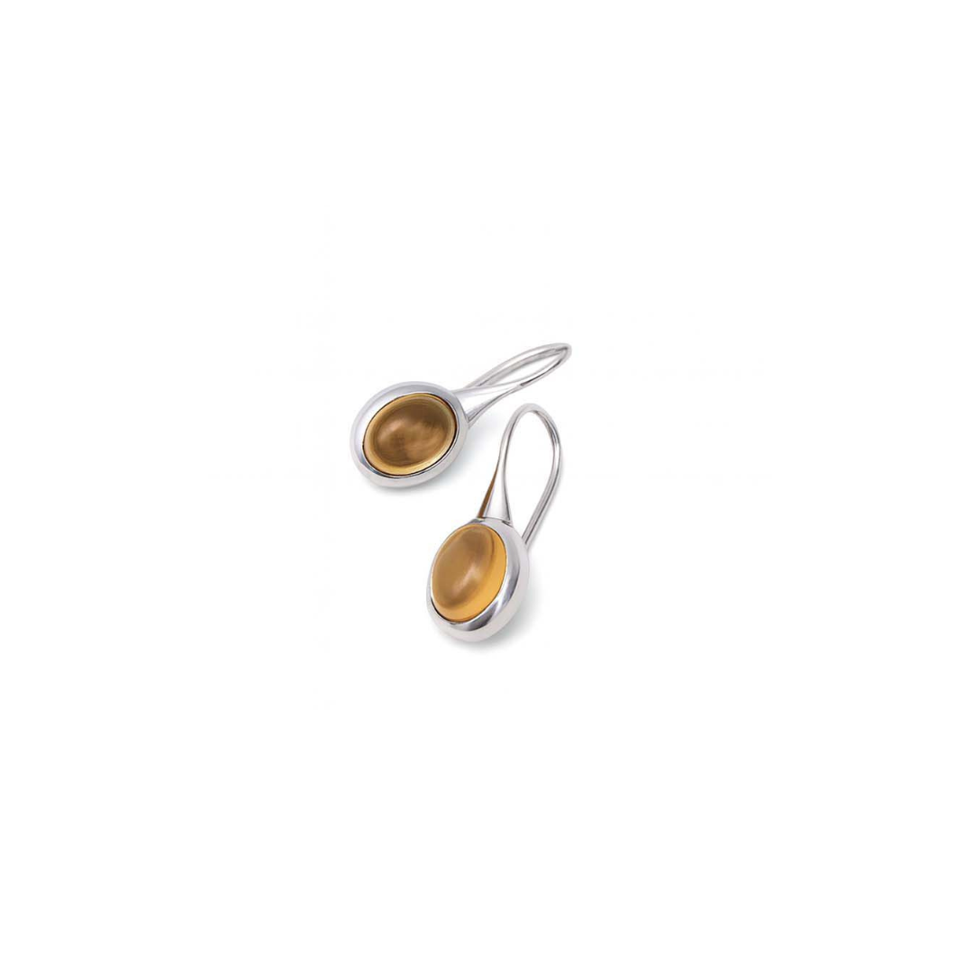 Citrine Reena Drops - Sterling Silver