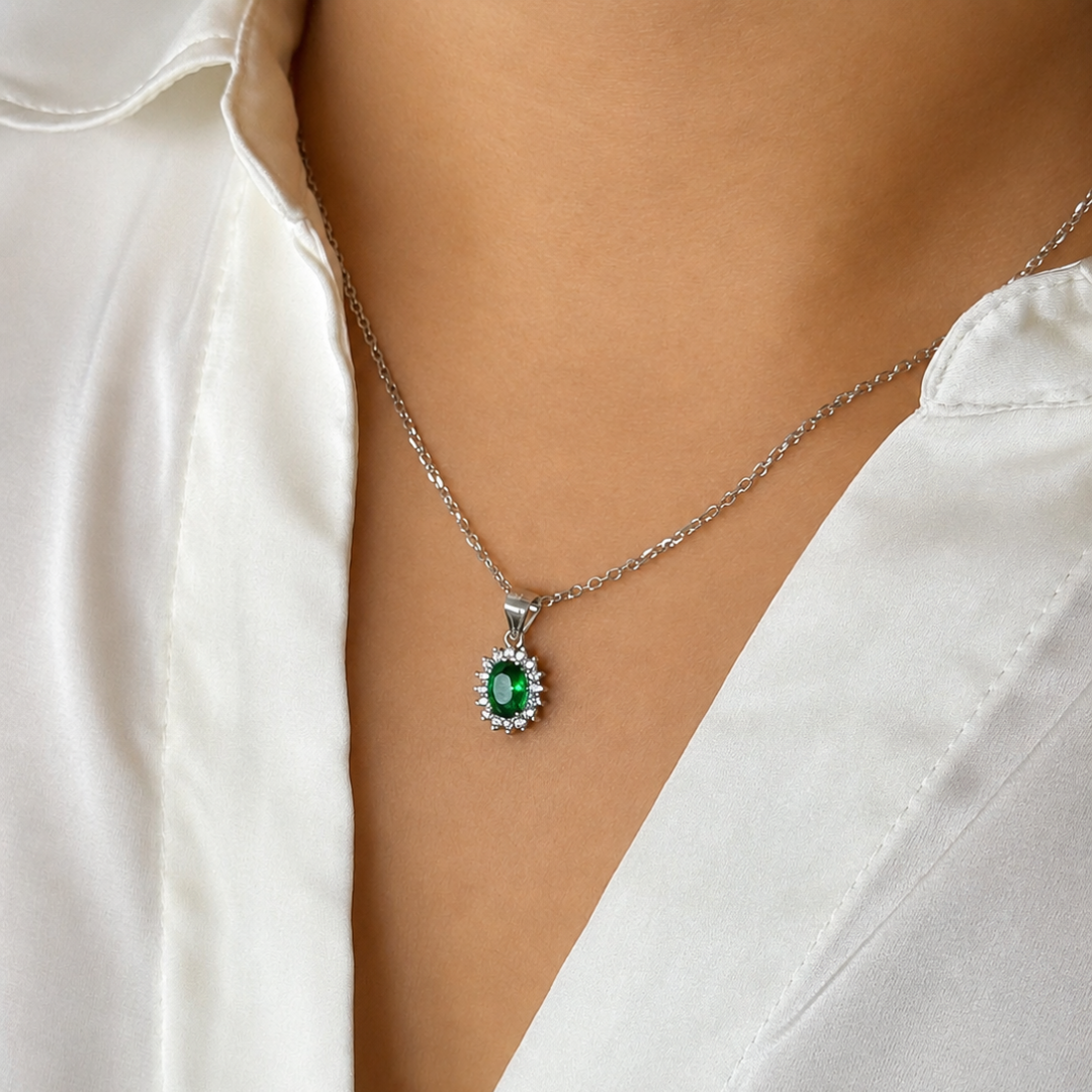 Green Stone Necklace
