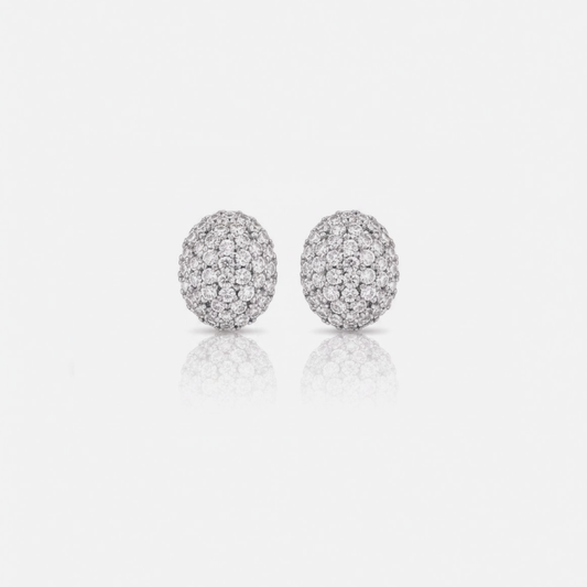 Oval Studded Studs