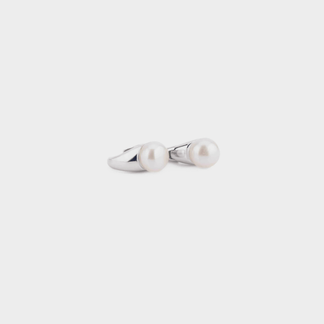 Pearl Drops -Sterling Silver