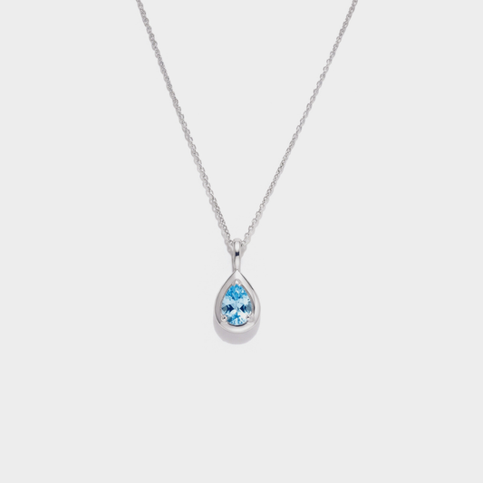 Rain Drop Topaz Necklace