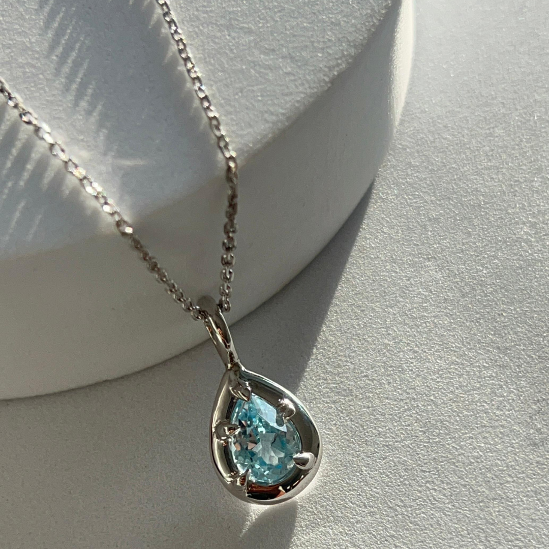 Rain Drop Topaz Necklace