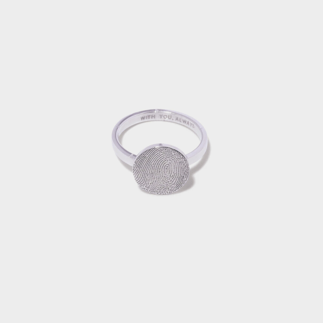 Round Fingerprint Ring