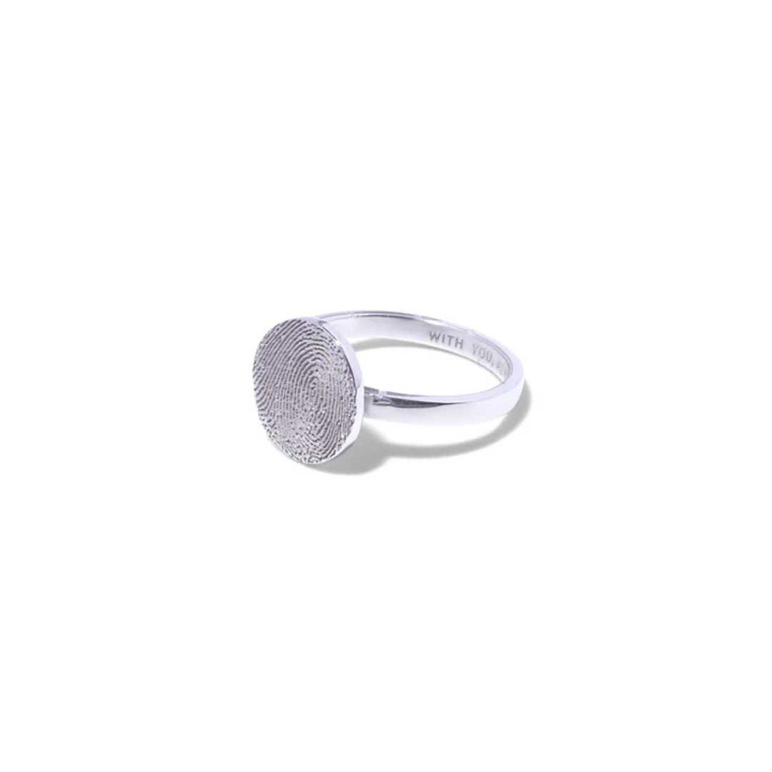 Round Fingerprint Ring