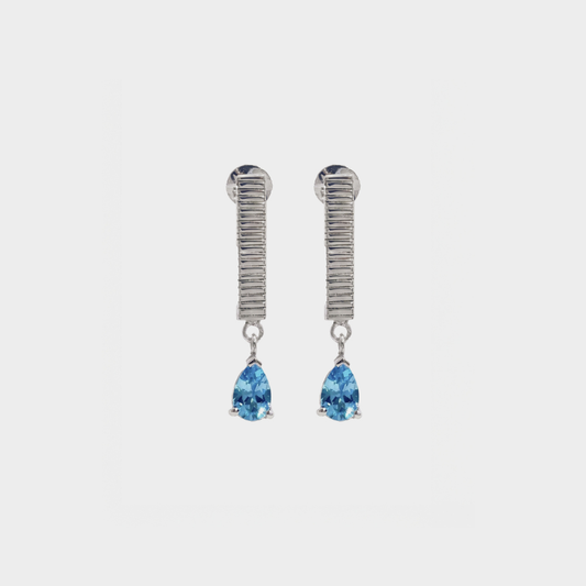 Tiva Blue Topaz Drops